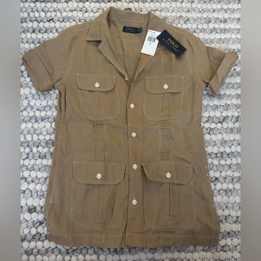 POLO Ralph Lauren Khaki Button Down Shirt - NWT